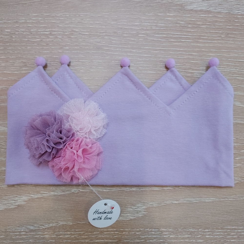 Handmade Charming Lavender Floral Crown Headband